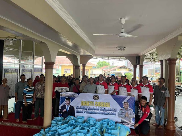 Rutan Kelas I Medan Salurkan 300 Paket Bantuan Sosial Kepada Masyarakat Sekitar