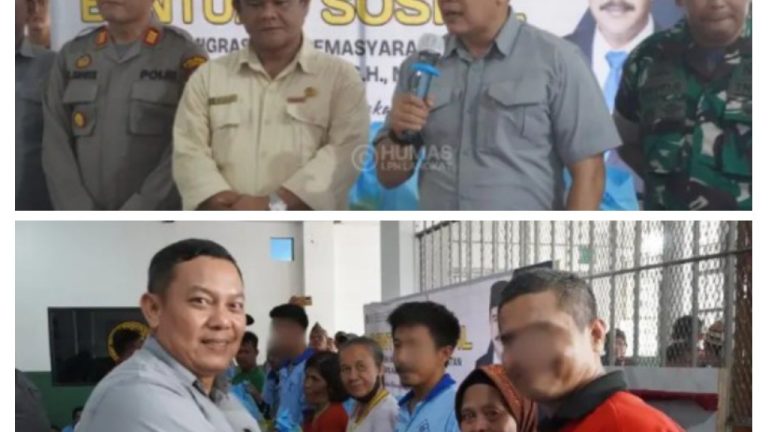 Lapas Narkotika Langkat Salurkan Bantuan Sosial dalam Implementasi Program Akselerasi Menimipas