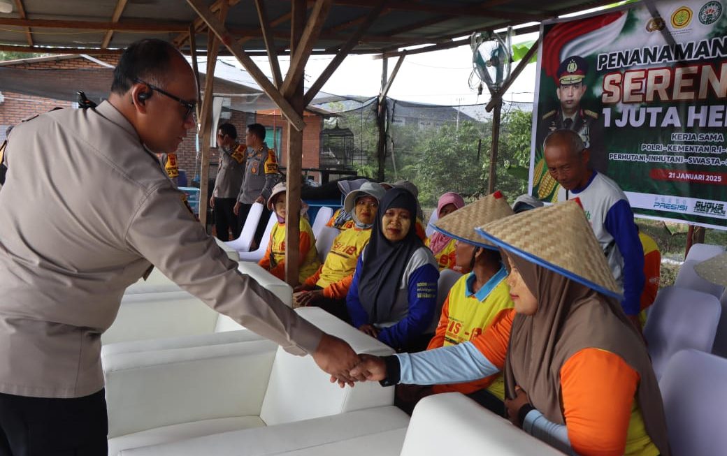 Kapolrestabes Medan Ikuti Zoom Meeting Penanaman 1 Juta Hektar Jagung Bersama Mentan dan Kapolri