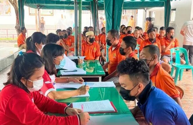 Rutan Kelas I Medan Adakan Skrining Napza Tindak Lanjut Program Layanan Rehabilitasi Pemasyarakatan