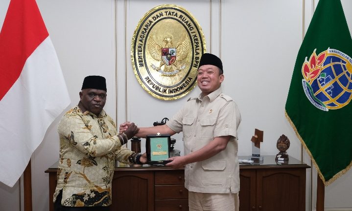 Kementerian ATR/BPN dan Kementerian HAM Bahas Legalisasi Tanah Berbasis HAM