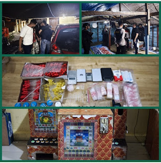 Tim Gabungan Polres Pelabuhan Belawan Gerebek Dua Lokasi, 2 Tersangka dan Sejumlah Barang Bukti Diamankan