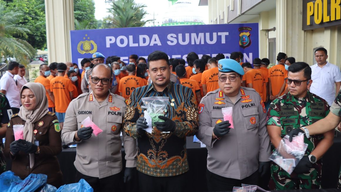 Sinergi TNI-Polri, Gerebek Dua Sarang Narkoba di Medan