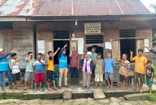 PLN Nyalakan Listrik 24 Jam di Desa Hiliadolowa, Cahaya Baru untuk Nias Selatan