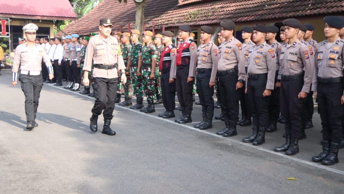 Polres Binjai Bersama Instansi Terkait Laksanakan Apel Gelar Pasukan Operasi Keselamatan Toba-2025