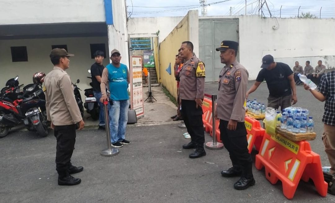 Polresta Deli Serdang Gelar Pengamanan Ketat di Pertandingan PSMS Medan vs Persikota Tangerang
