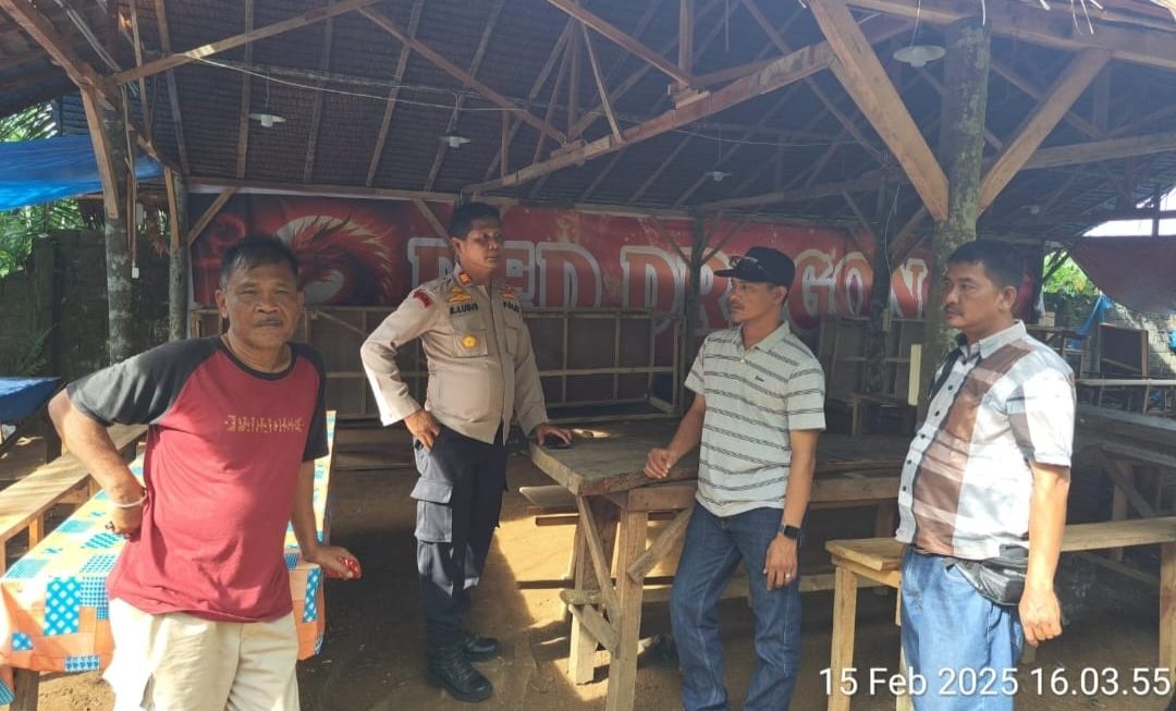 Polsek Namorambe sweeping lokasi Perjudian