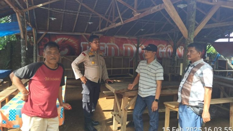 Polsek Namorambe sweeping lokasi Perjudian