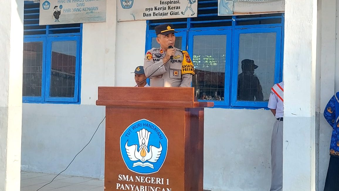 Kasat Binmas Polres Madina Goes Go School, Ini Pesan Penting Disampaikan ke Pelajar