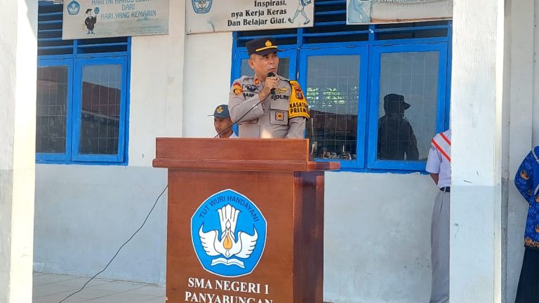 Kasat Binmas Polres Madina Goes Go School, Ini Pesan Penting Disampaikan ke Pelajar