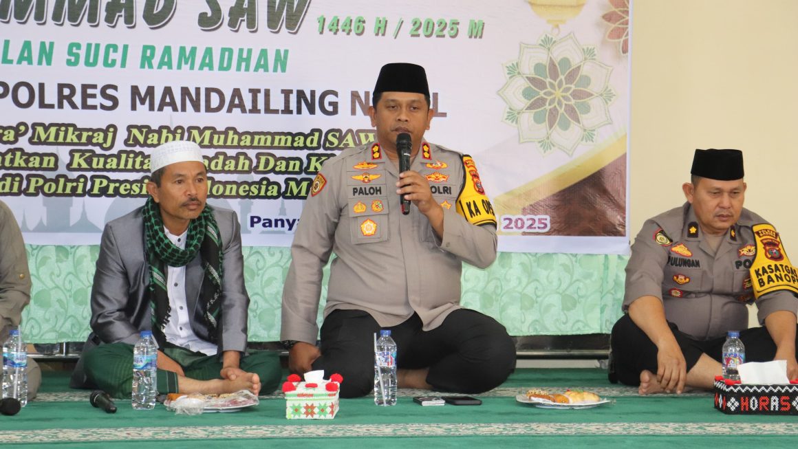 Polres Madina Peringati Isra Mikraj Nabi Muhammad SAW 1446 H