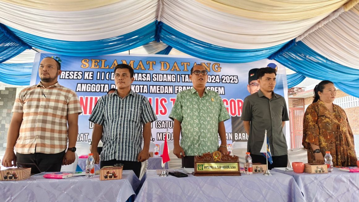 Reses Antonius Tumanggor di Medan Helvetia, Warga Keluhkan Lampu Jalan, Drainase, dan Adminduk