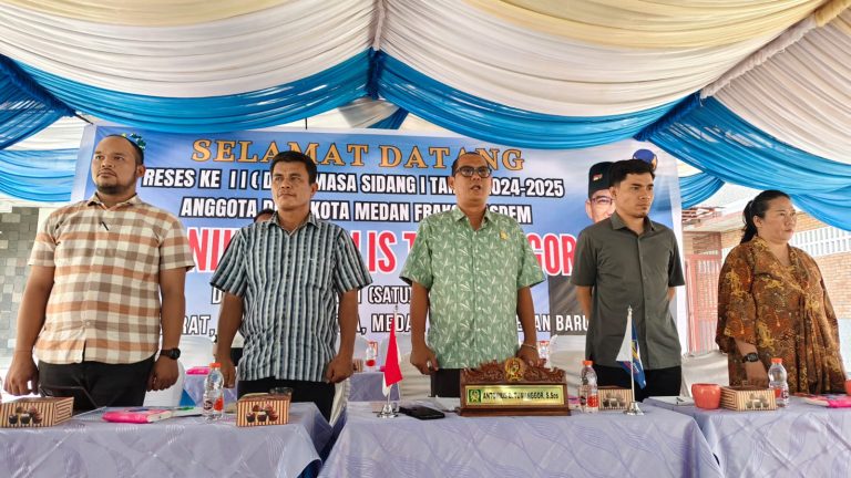 Reses Antonius Tumanggor di Medan Helvetia, Warga Keluhkan Lampu Jalan, Drainase, dan Adminduk