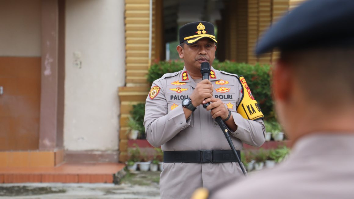 Ratusan Anggota Polri Amankan Pleno Penetapan Paslon Terpilih Pilkada Madina