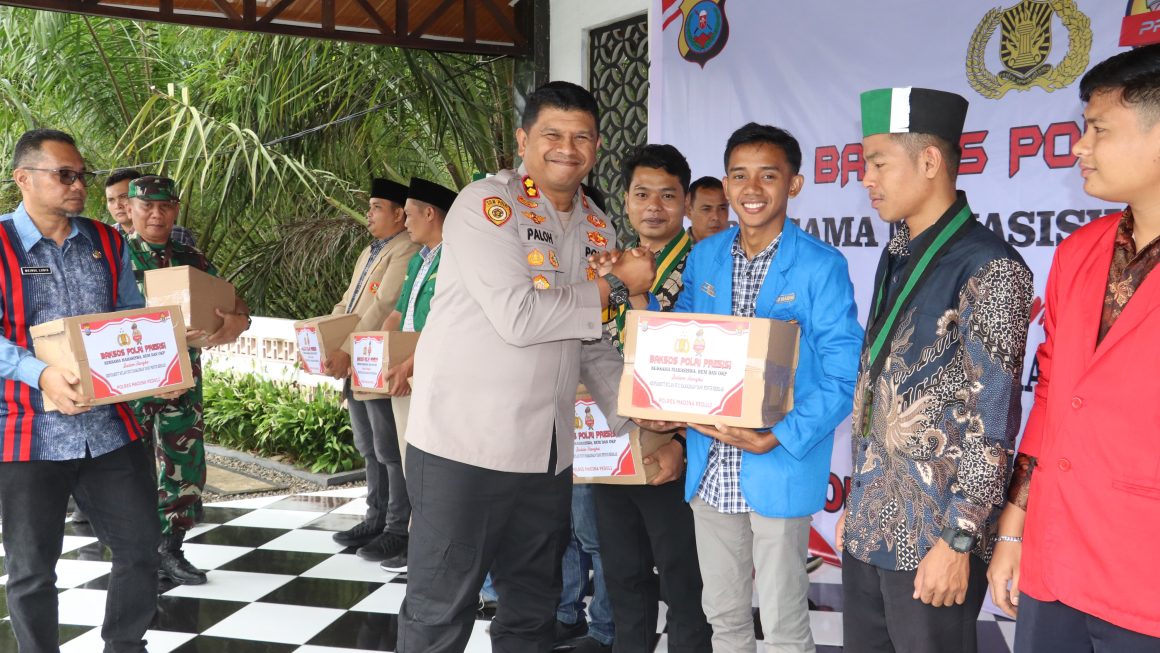 Sambut Ramadhan, Polres Madina Baksos Polri Presisi Bersama Organisasi Kepemudaan