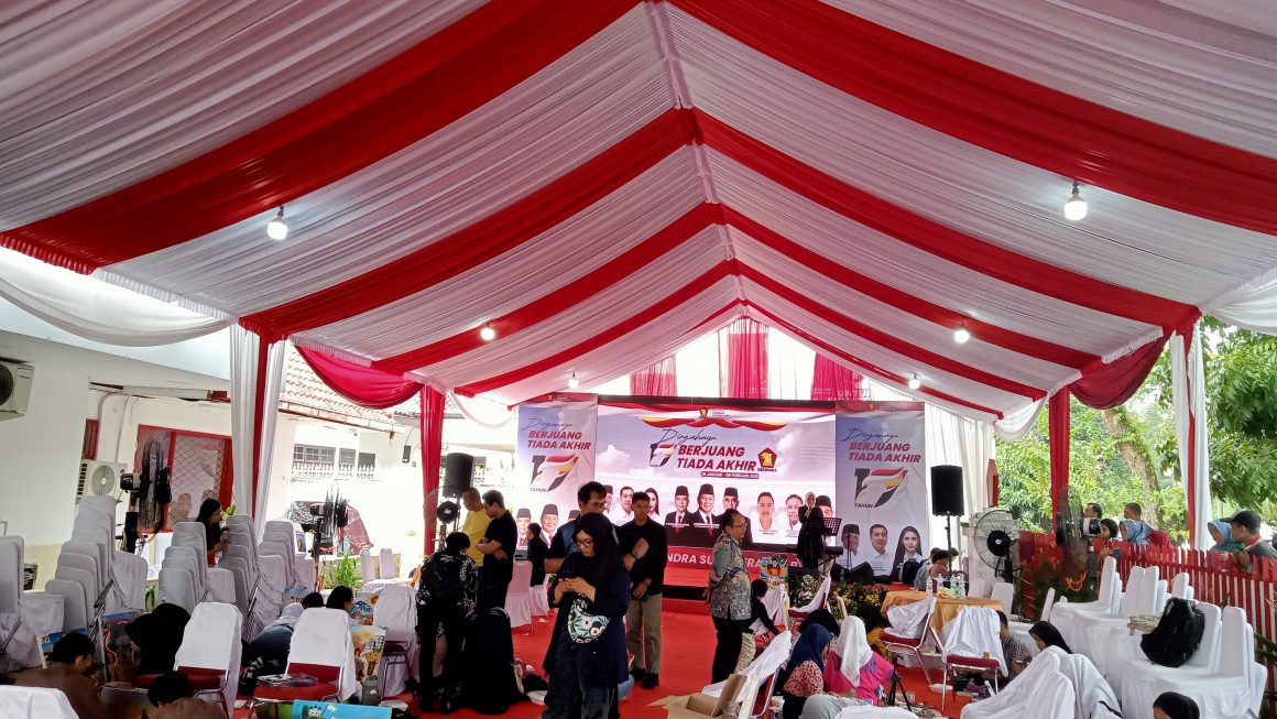 HUT Partai Gerindra ke-17 DPD Gerindra Sumatera Utara, Lomba Mewarnai untuk SMP dan SMA Meriahkan Acara.