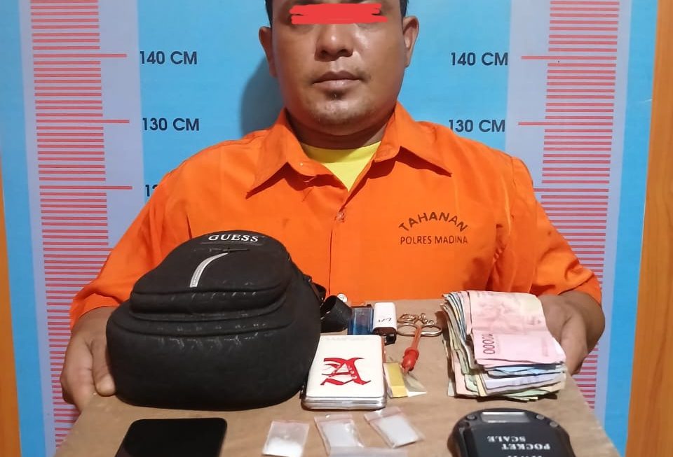 Fast Respon Polsek Siabu Tangkap Pengedar Narkoba di Sihepeng