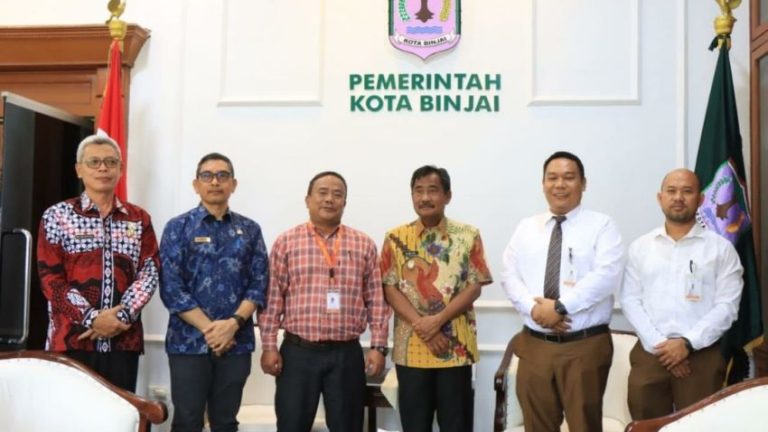 Wali Kota Binjai Terima Audiensi Kacab PT. Bank Sumut Binjai