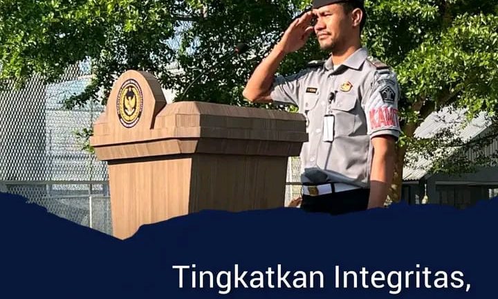 Tingkatkan Integritas, Lapas Pemuda Langkat Gelar Upacara Rutin Hari Kesadaran Berbangsa dan Bernegara