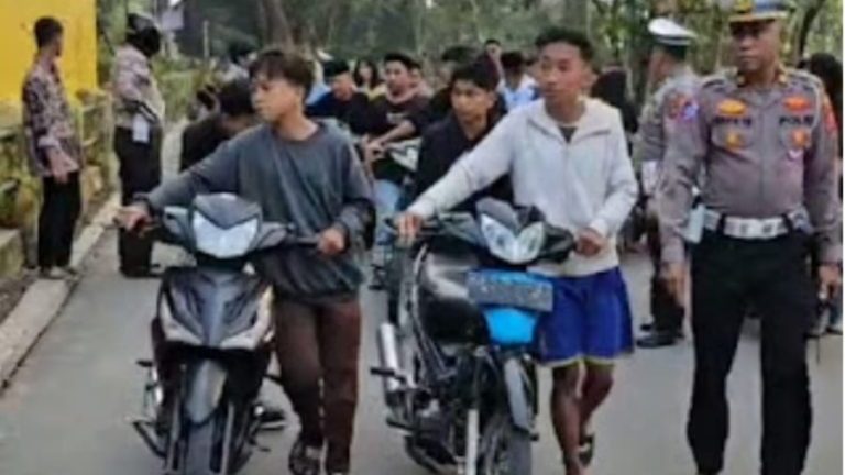 Jaga Kekhusyukan Ibadah Subuh, Polres Langkat Tertibkan Balap Liar dan Main Petasan
