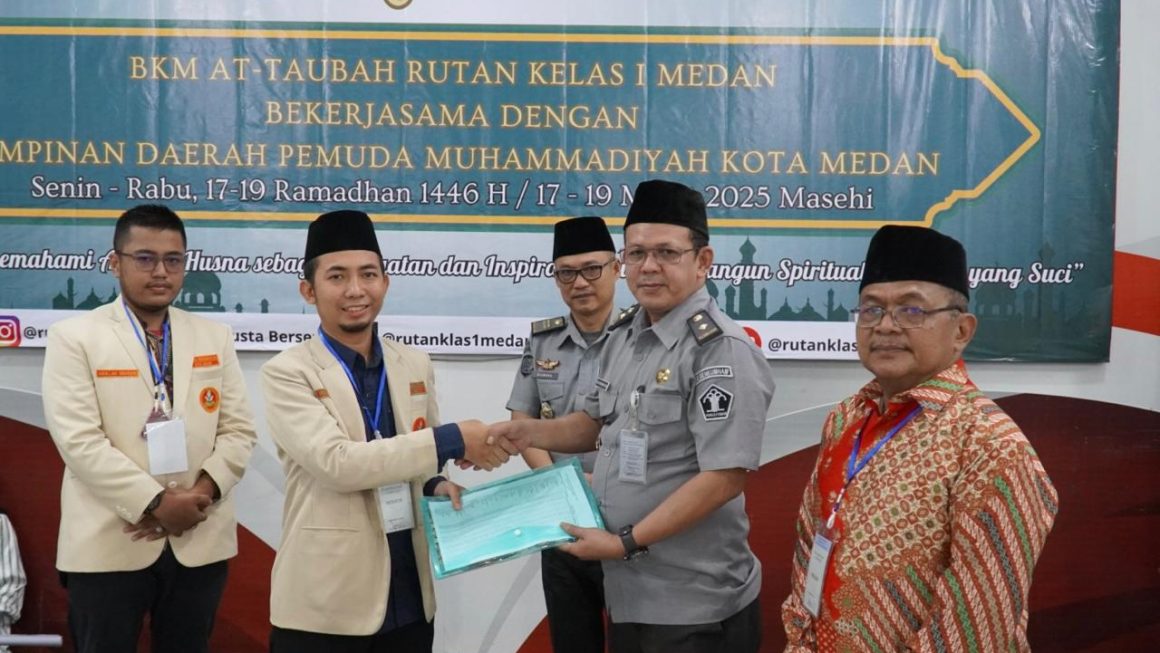 Kolaborasi Dengan Pemuda Muhammadiyah, Rutan Kelas I Medan Buka Pesantren Kilat Warga Binaan Gelombang Ke-2