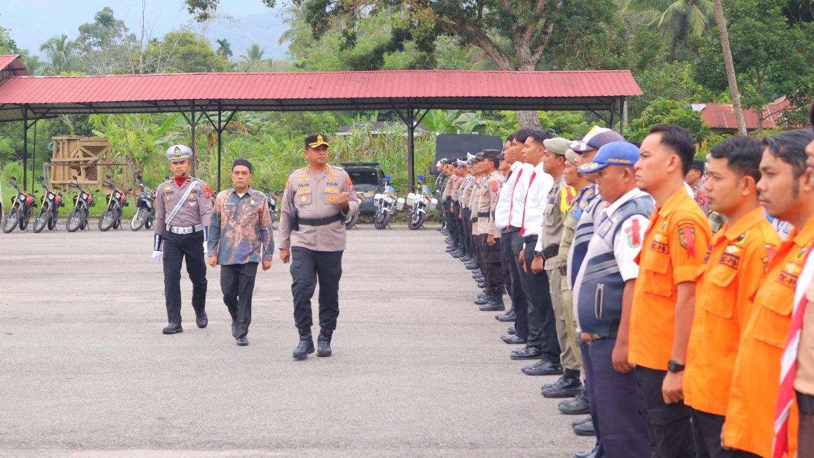 Polres Madina Apel Gelar Pasukan Ops Ketupat Toba, Siap Amankan Perayaan IdulFitri 1446 H