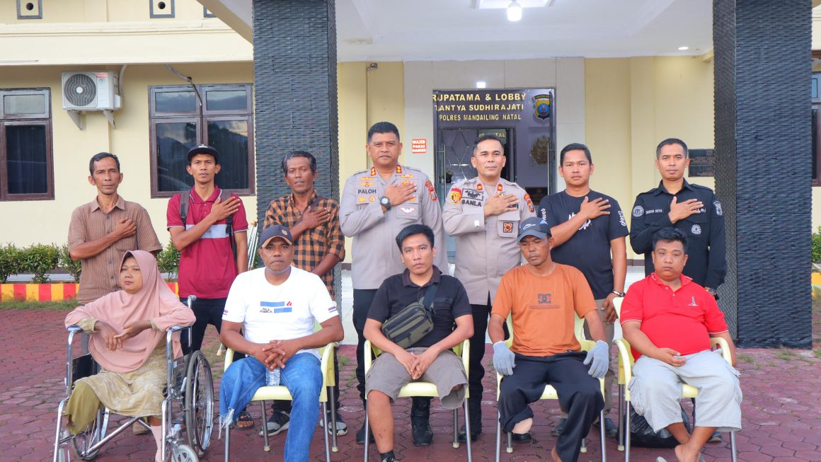 Kapolres Madina Fasilitasi Disabilitas Pengukuran Kaki dan Tangan Palsu ke Medan