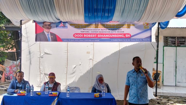 Sosialisasi Perda Kesehatan di Teladan Barat, Warga Keluhkan Layanan BPJS