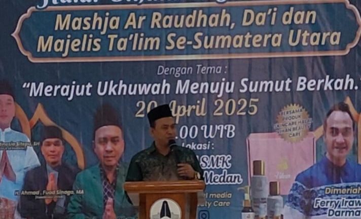 Mashja Ar-Raudhah Da’i dan Majelis Ta’lim Meriahkan Halal Bihalal :Merajut Ukhuwah Silaturahmi, Menggapai Sumut Berkah