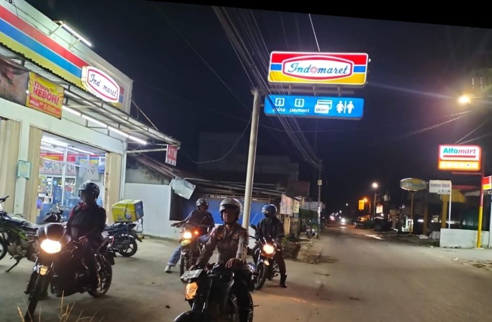 Jajaran Polresta Deli Serdang Gencarkan Patroli Blue Light untuk Antisipasi Begal, Geng Motor, dan Balap Liar