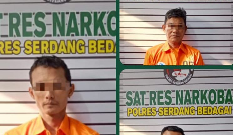 Kasat Narkoba Polres Sergai Pimpin GSN, Tiga Tersangka Diamankan