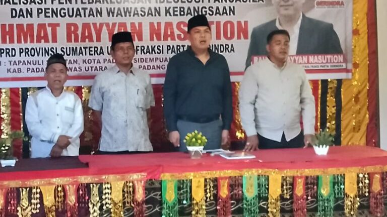 Reses Anggota DPRD Provinsi Sumatera Utara dari Fraksi Gerindra Rahmat Rayyan Nasution