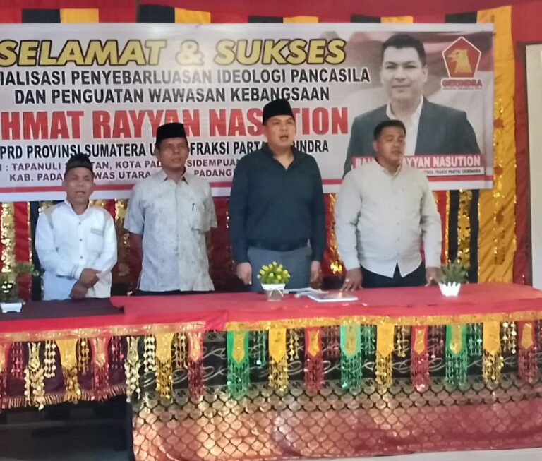 Reses Anggota DPRD Provinsi Sumatera Utara dari Fraksi Gerindra Rahmat Rayyan Nasution