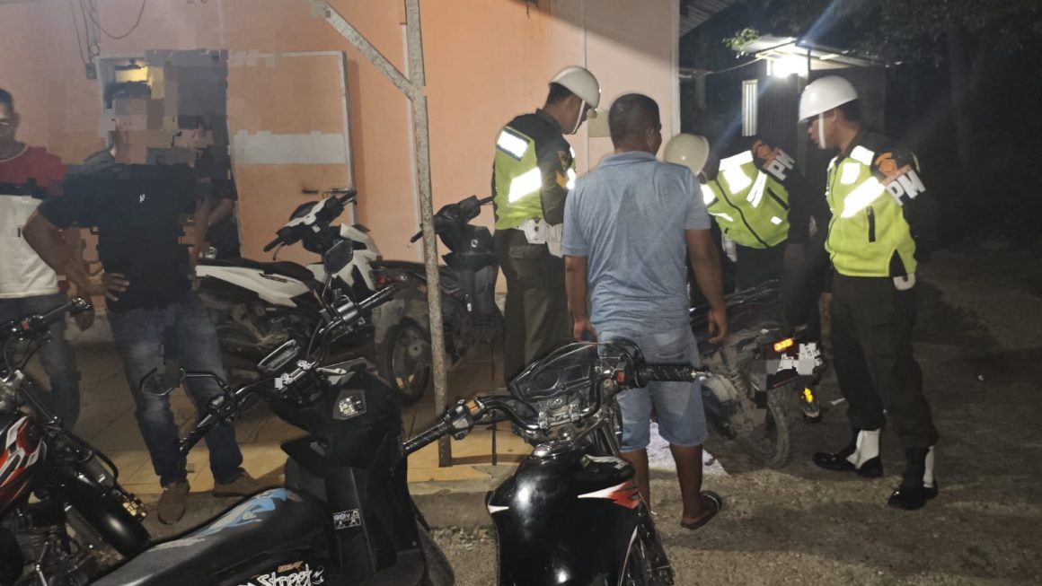 Subdenpom I/5-3 Pangkalan Brandan Gelar Razia di Tempat Hiburan dalam Rangka Operasi Gaktib “Waspada Wira Piso”