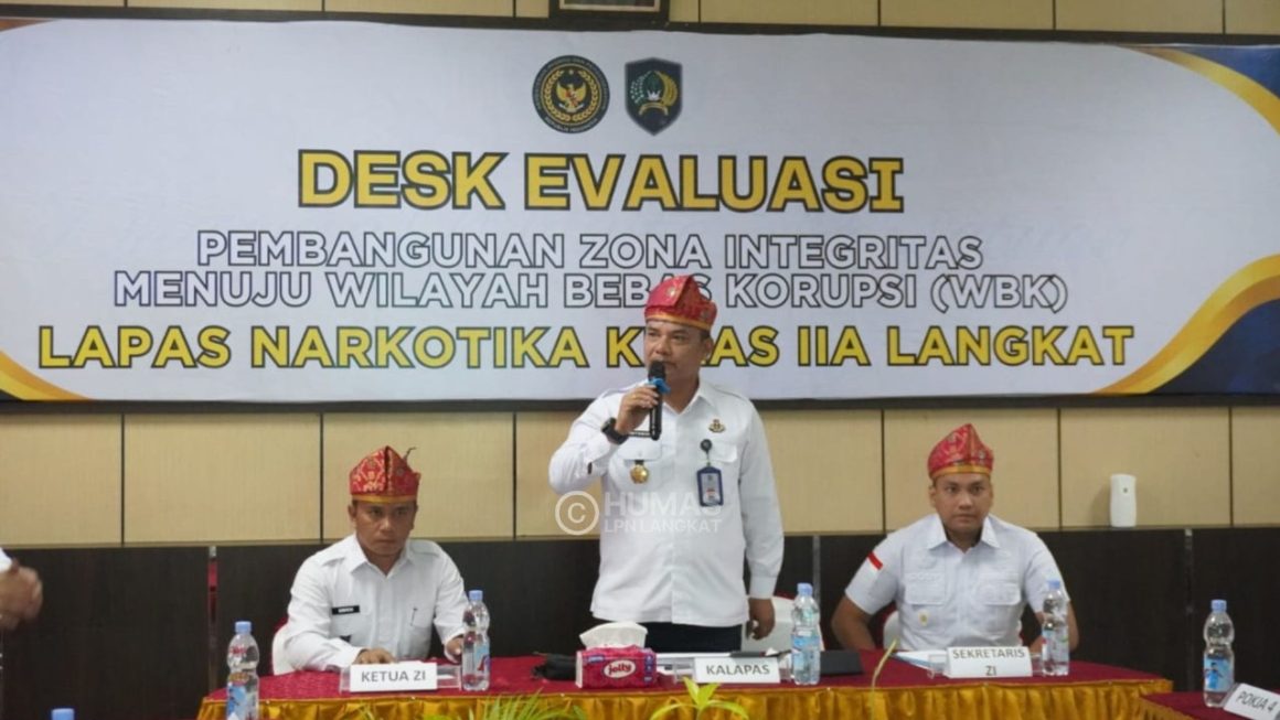 Siap Meraih Predikat WBK, Lapas Narkotika Langkat Ikuti Desk Evaluasi Pembangunan Zona Integritas Tahun 2025