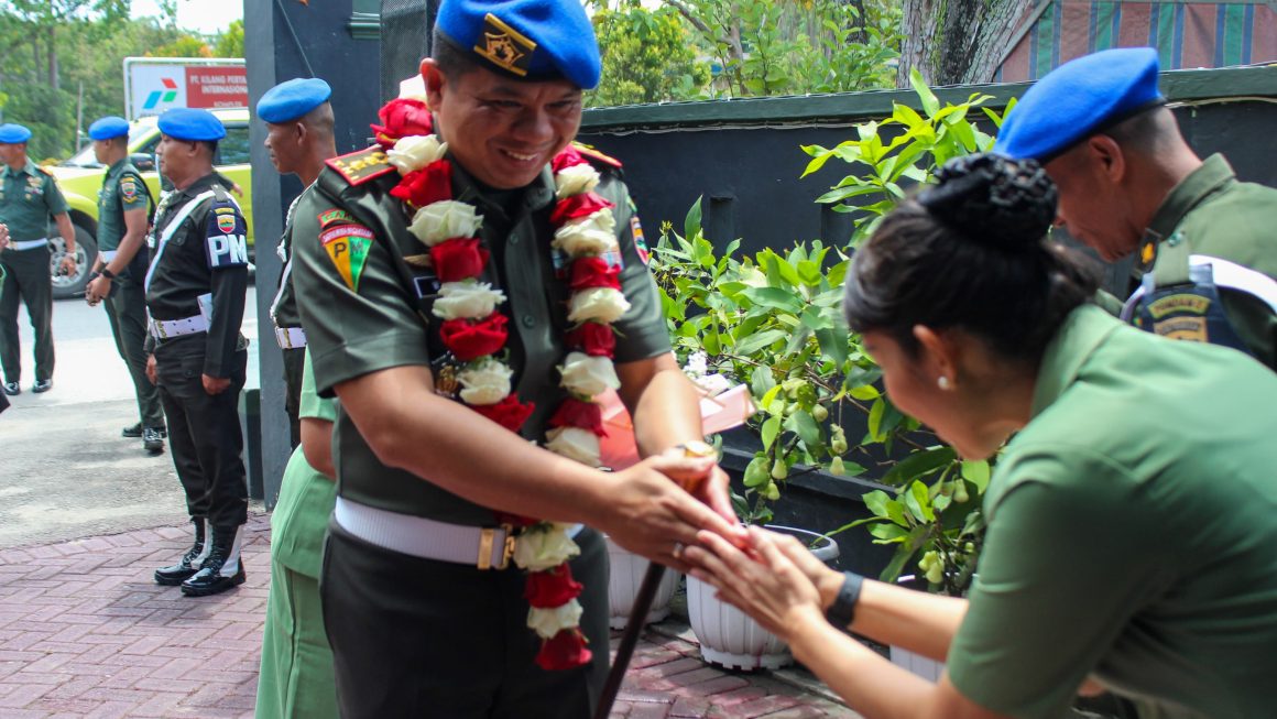 Dandenpom I/5 Medan Kunjungi Masubdenpom I/5-3 P.Brandan, Tegaskan Pentingnya Sinergi TNI/Polri dan Masyarakat