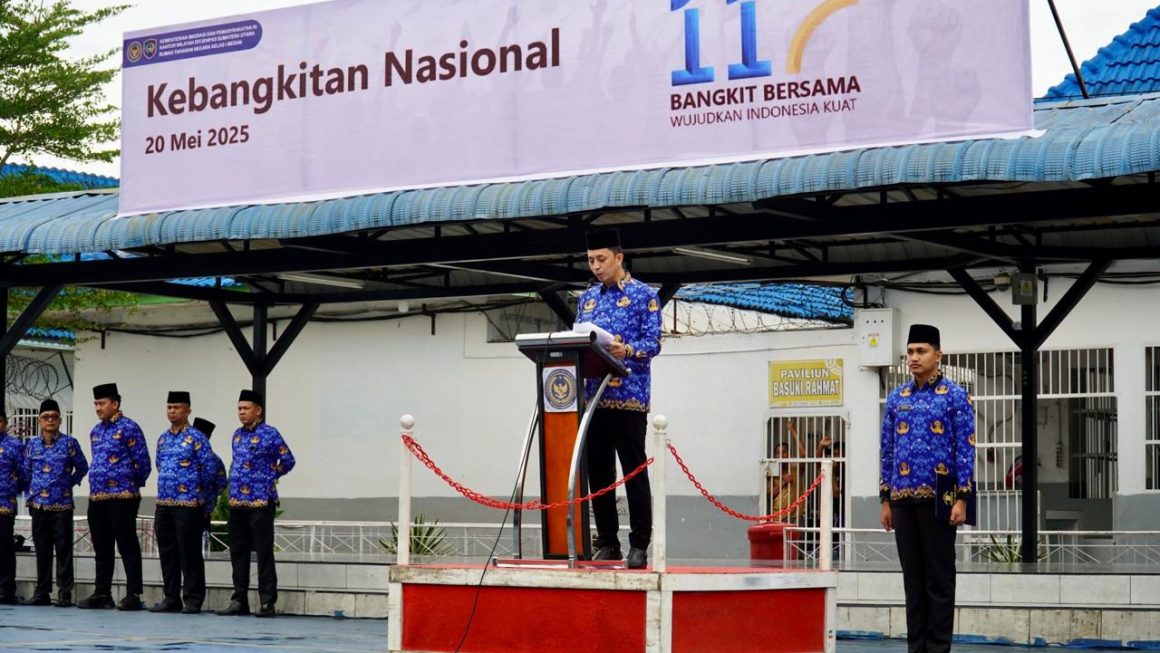 Rutan Kelas I Medan, Laksanakan Upacara Bendera Peringatan Hari Kebangkitan Nasional