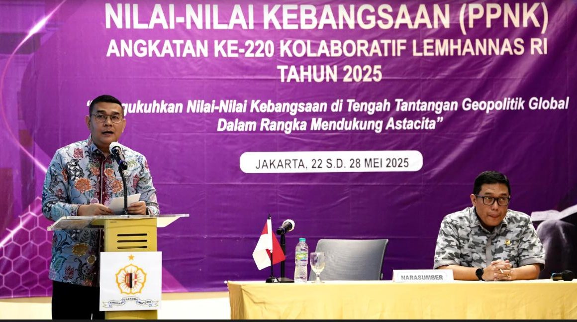 Wamen ATR Ossy Dermawan Tekankan Peran Strategis Tanah dan Tata Ruang di LEMHANNAS RI