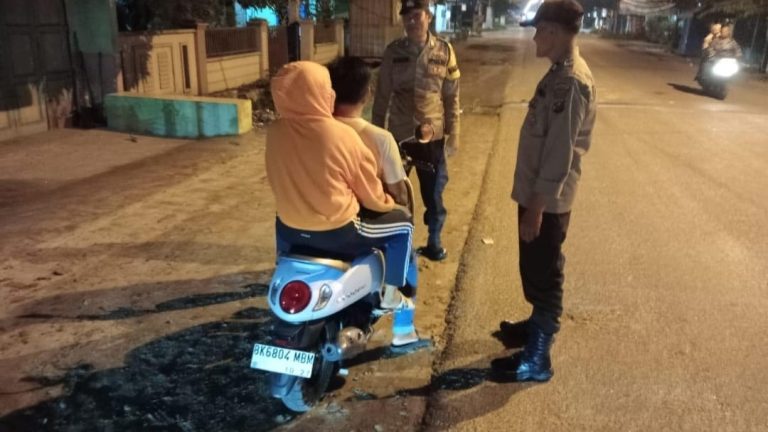 Patroli Blue Light Polresta Deli Serdang Cegah Aksi Kriminalitas