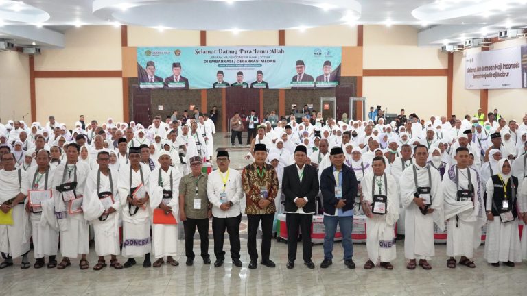 89.41 Persen Jemaah Calhaj Embarkasi Medan Sudah Diberangkatkan ke Tanah Suci