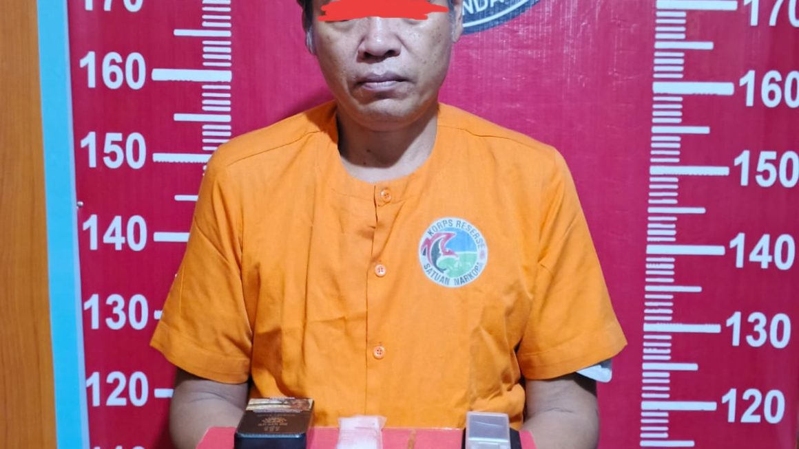 Edarkan Sabu, Pria Paruh Baya di Bonan Dolok Ditangkap Polres Madina