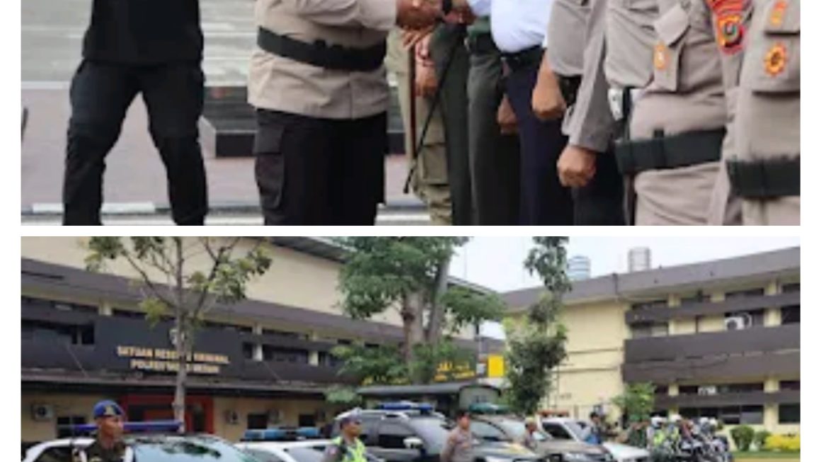 SatLantas Polrestabes Medan Gelar Pasukan Operasi Patuh Toba 2025