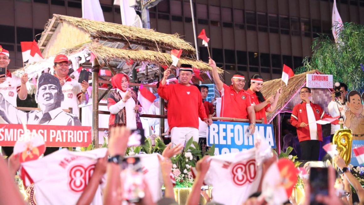Lewat Karnaval Kemerdekaan HUT ke-80 RI, Menteri ATR/BPN Nusron Wahid Tekankan Makna Hakiki Kemerdekaan
