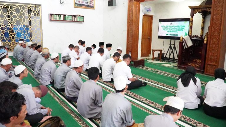 Rutan Kelas I Medan Gelar Doa Bersama Untuk Keselamatan dan Kebaikan Negeri Tercinta