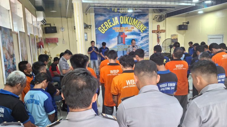 Jeruji Tak Membatasi Iman, Doa Lintas Agama dari Lapas Tebing Tinggi.