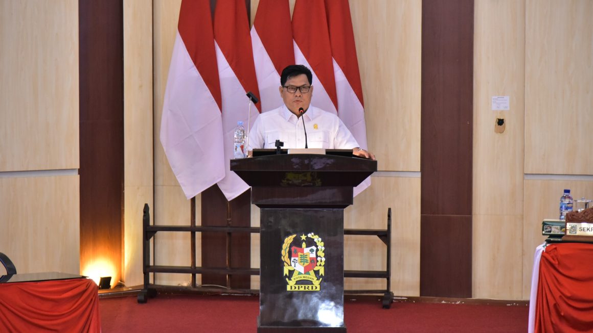 Suara Fraksi PDIP Menggema di Rapat Paripurna DPRD Medan, Jusup Ginting Suka Soroti RAPBD 2026