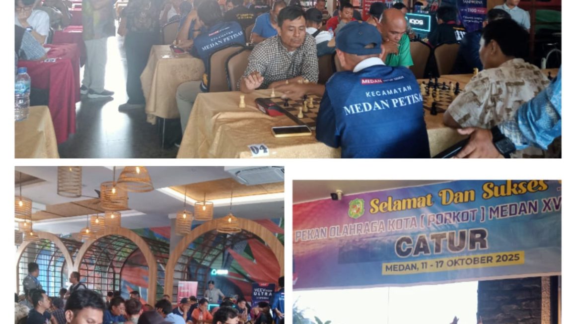 Porkot Medan ke XV, Pesaing catur Bersaing memperebutkan Juara Dengan Antusias