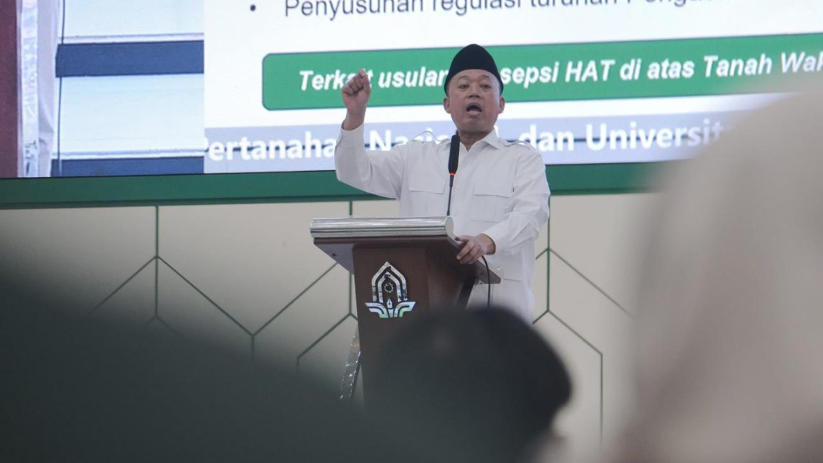 ‎Menteri Nusron Ajak Mahasiswa Urun Tangan dan Urun Karya Selesaikan Persoalan Pertanahan