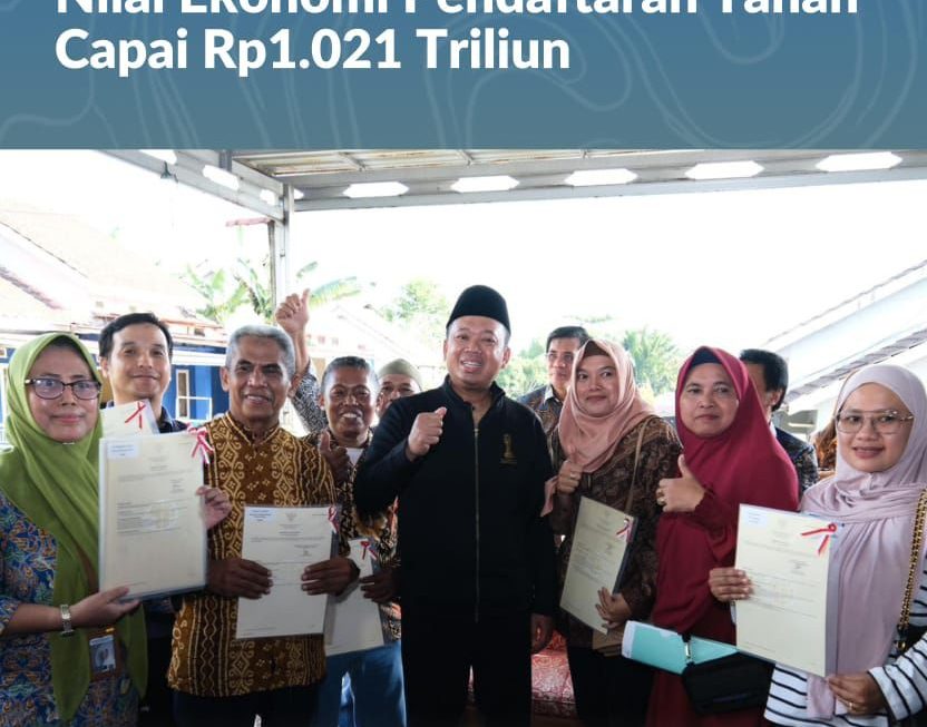 Setahun Menteri Nusron, Nilai Ekonomi Pendaftaran Tanah Capai Rp1.021 Triliun