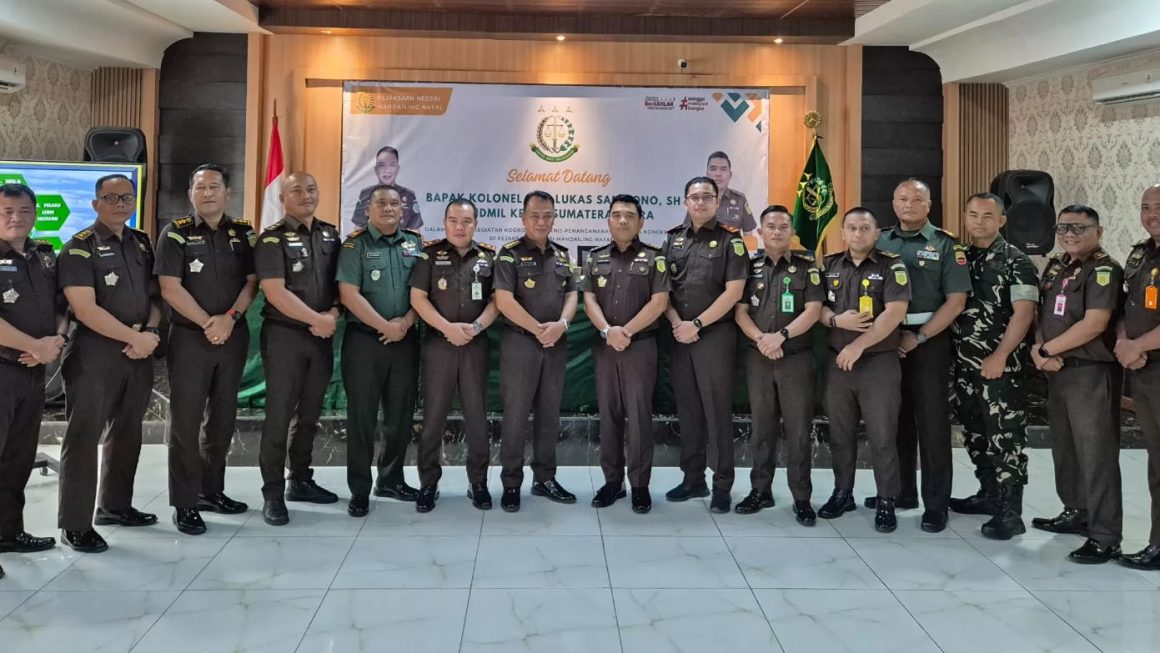 Aspidmil Kejati Sumut Bahas Penanganan Perkara Koneksitas Bersama Kejari Mandailing Natal